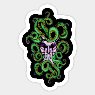 Lovecraftian Medusa Sticker